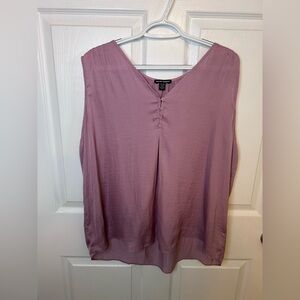 Hilary Radley Lavender Sleeveless Blouse
